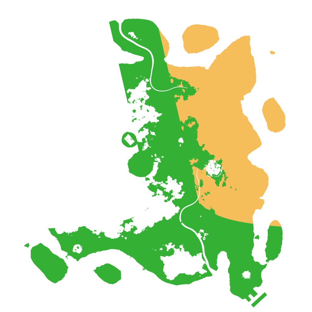 Biome Rust Map: Procedural Map, Size: 3400, Seed: 94322439