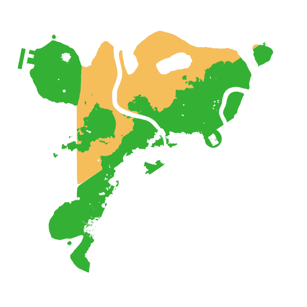 Biome Rust Map: Procedural Map, Size: 3000, Seed: 823161729