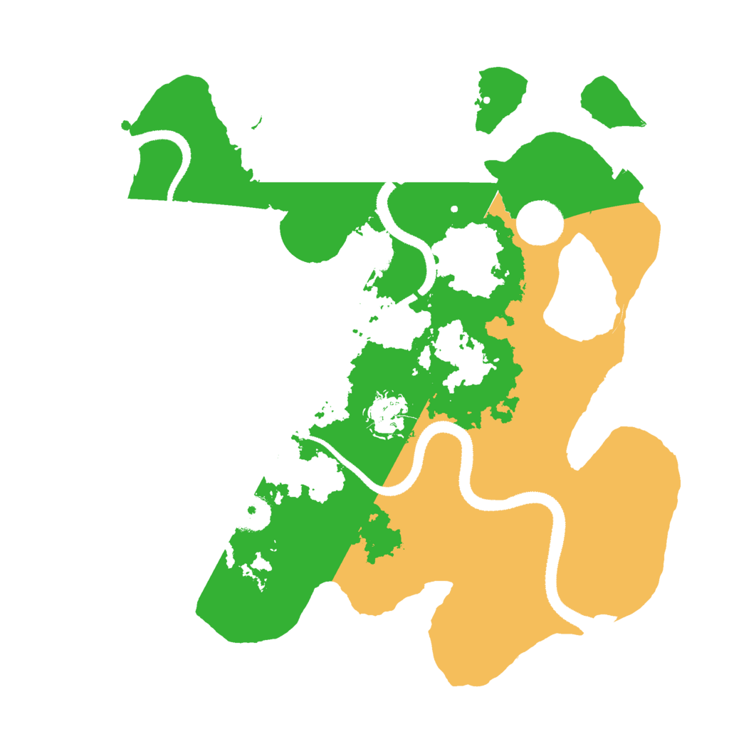 Biome Rust Map: Procedural Map, Size: 3000, Seed: 187962862