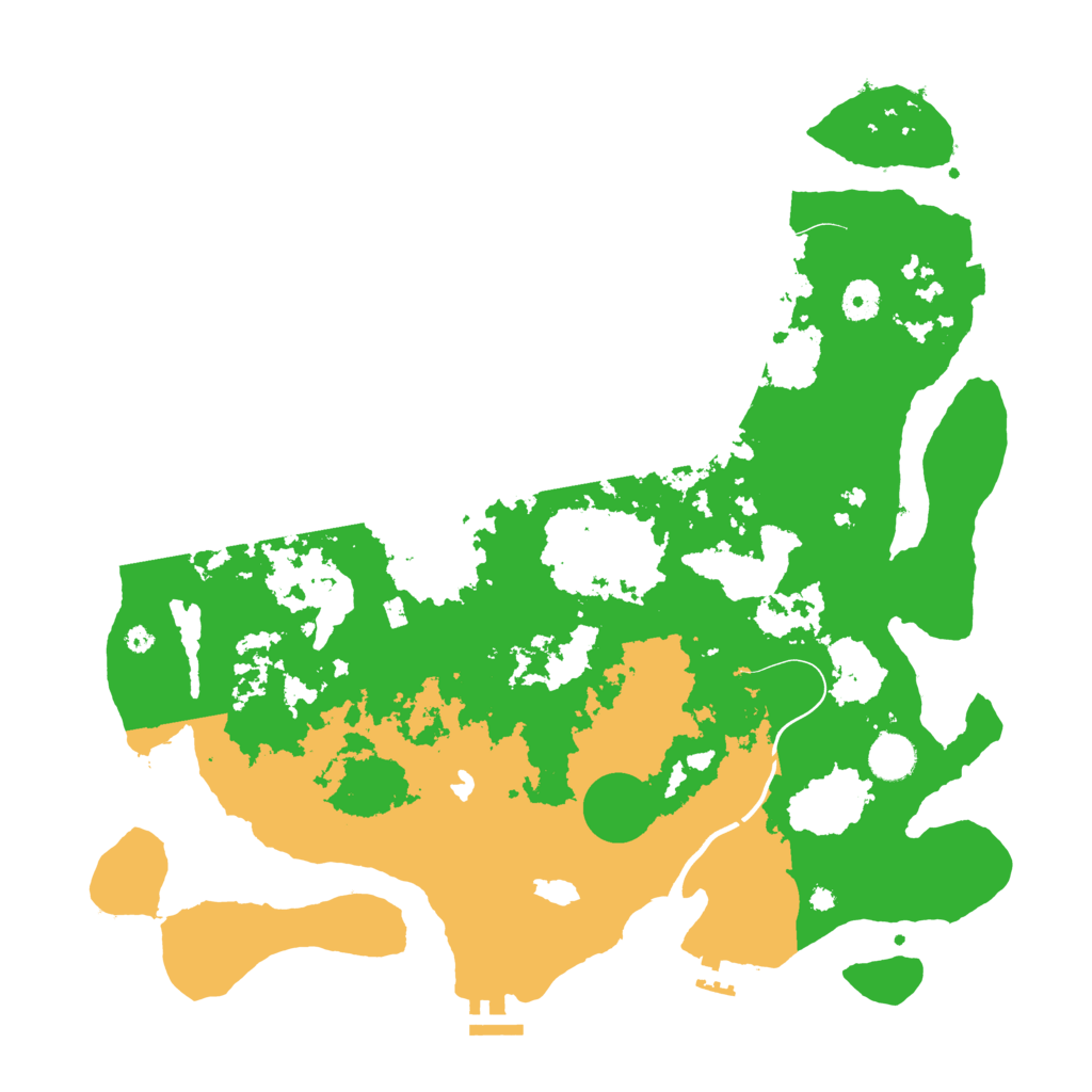 Biome Rust Map: Procedural Map, Size: 4100, Seed: 32846281