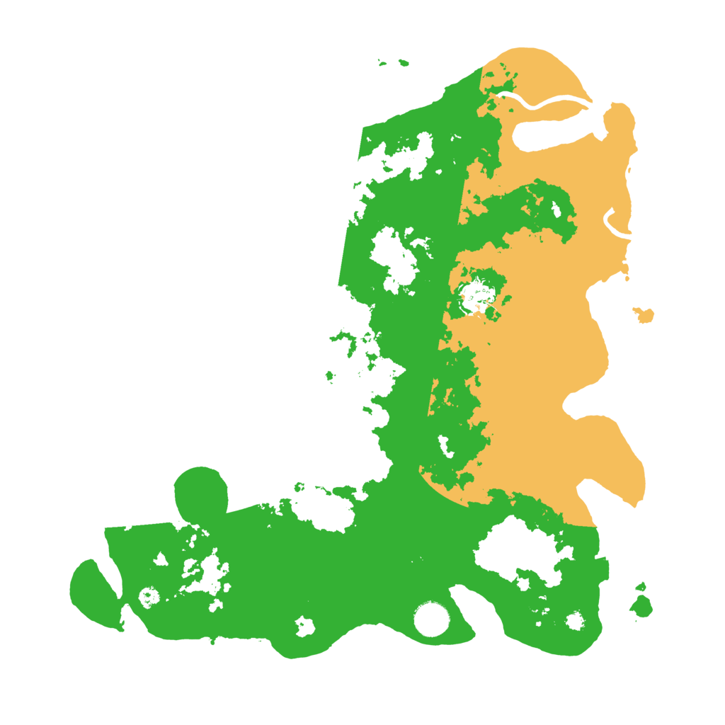 Biome Rust Map: Procedural Map, Size: 3650, Seed: 78772928