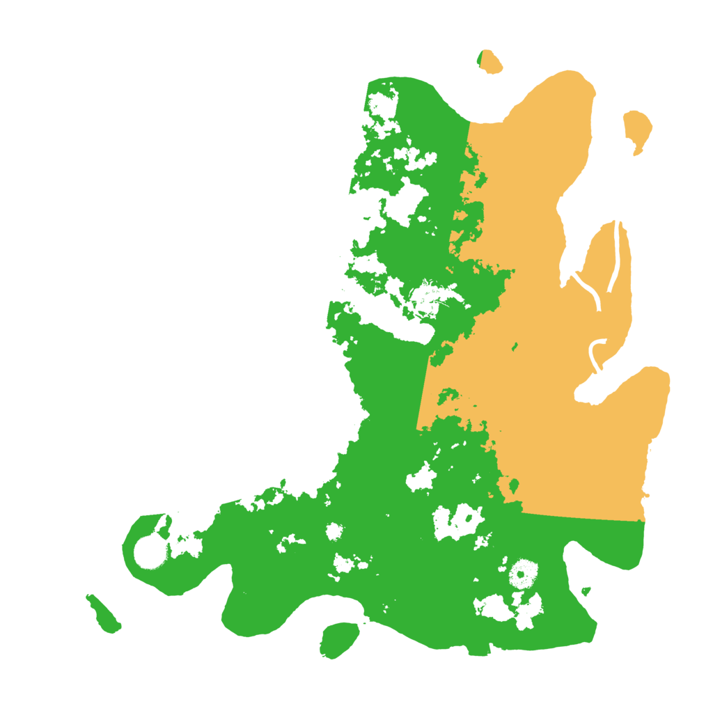 Biome Rust Map: Procedural Map, Size: 3750, Seed: 616196