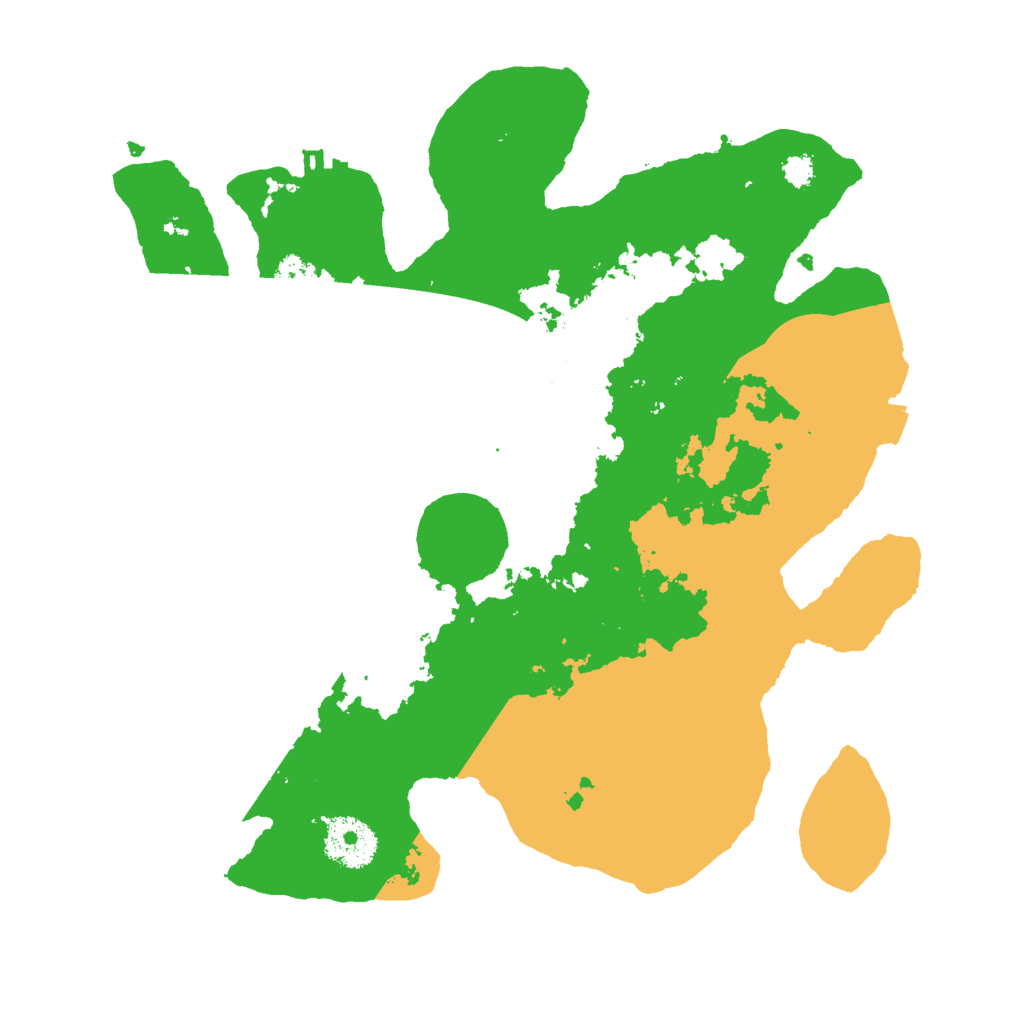 Biome Rust Map: Procedural Map, Size: 3000, Seed: 662108229