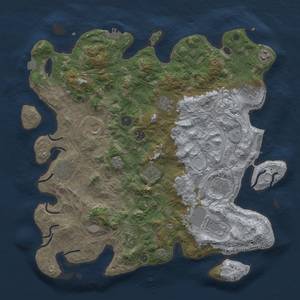 Thumbnail Rust Map: Procedural Map, Size: 4250, Seed: 1422568647, 19 Monuments