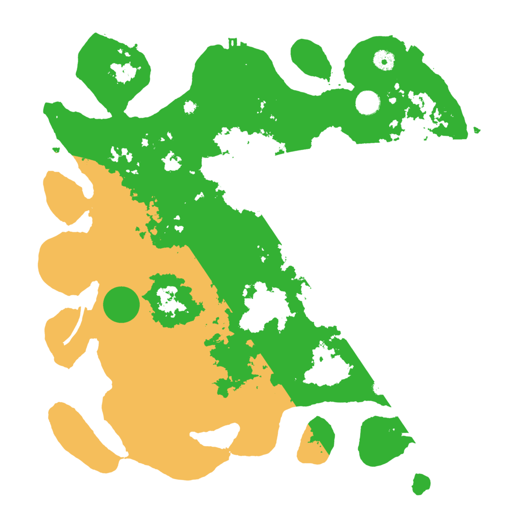 Biome Rust Map: Procedural Map, Size: 3800, Seed: 91919092