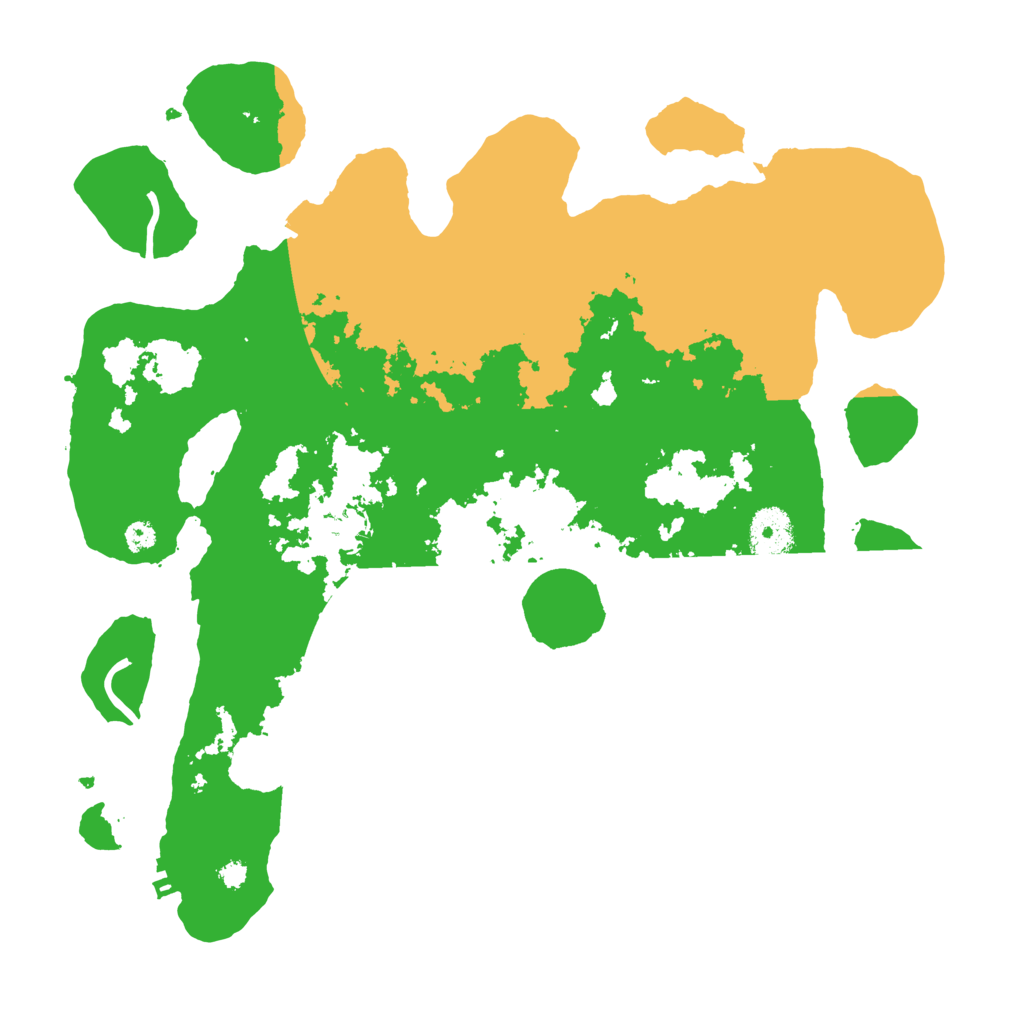 Biome Rust Map: Procedural Map, Size: 3500, Seed: 68641132