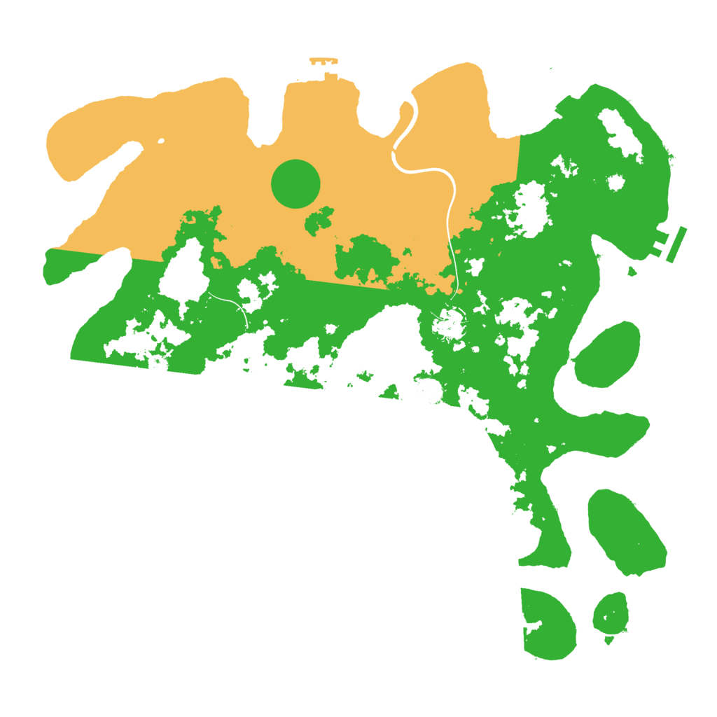 Biome Rust Map: Procedural Map, Size: 3850, Seed: 8711738