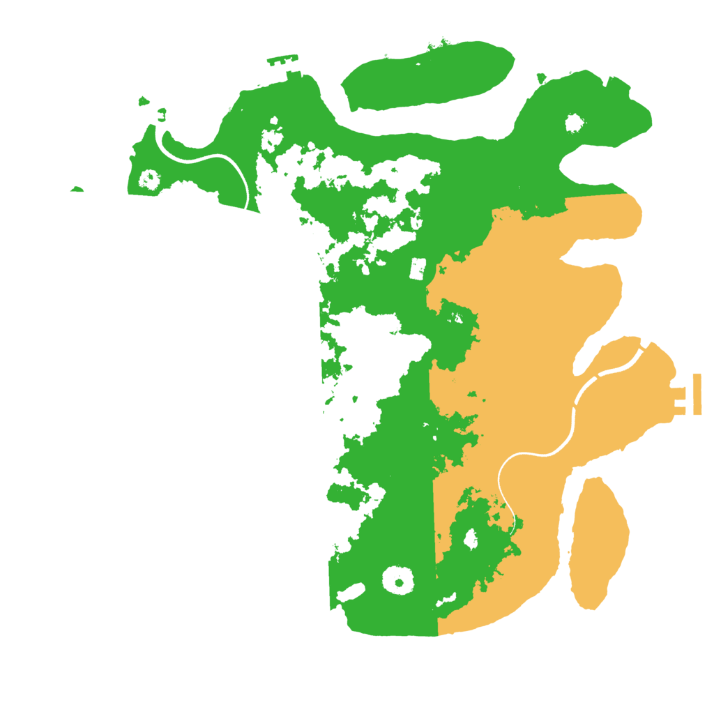 Biome Rust Map: Procedural Map, Size: 3500, Seed: 1725321647