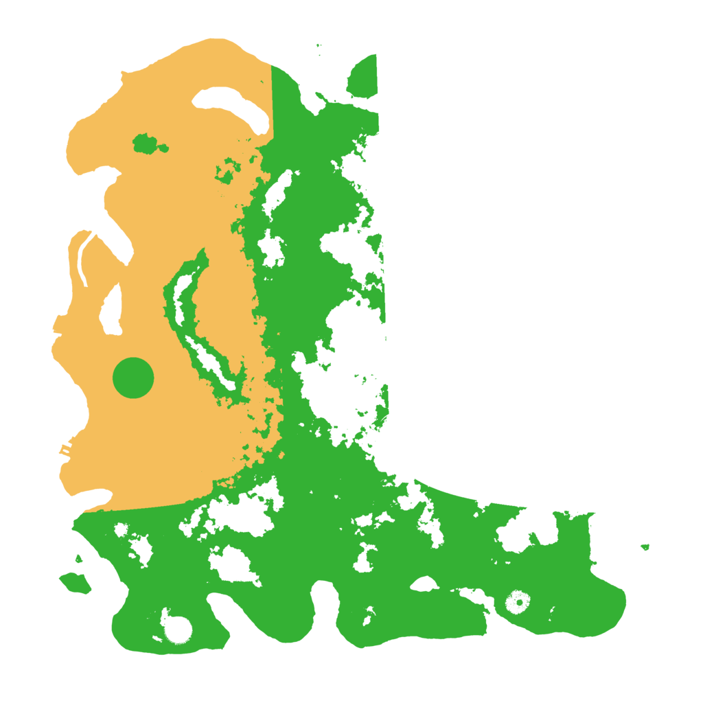 Biome Rust Map: Procedural Map, Size: 4500, Seed: 521711155