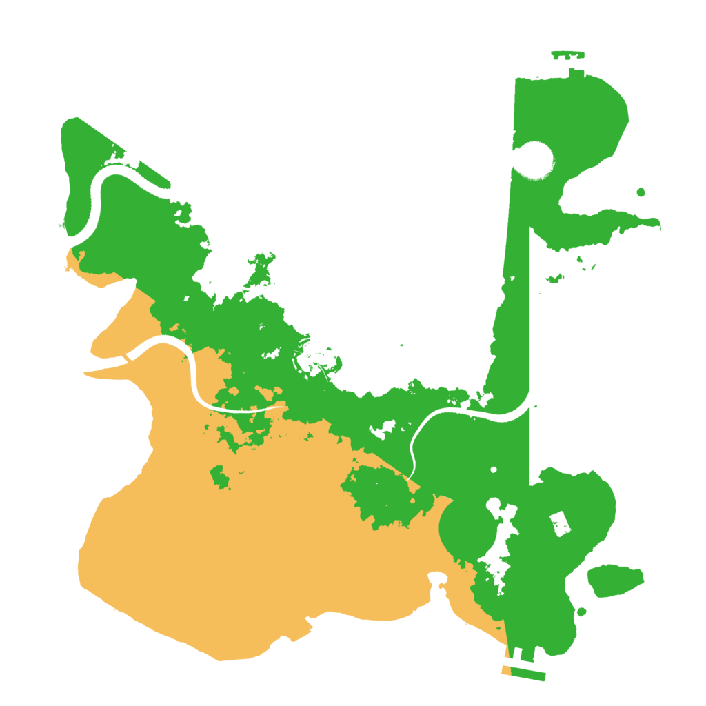 Biome Rust Map: Procedural Map, Size: 3250, Seed: 604954397