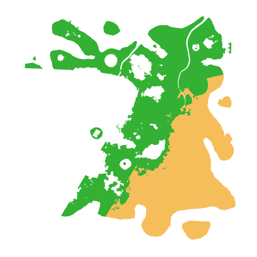 Biome Rust Map: Procedural Map, Size: 3550, Seed: 80782184