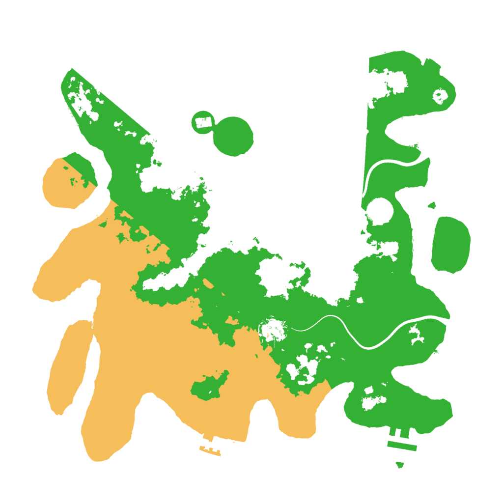 Biome Rust Map: Procedural Map, Size: 3450, Seed: 1395047