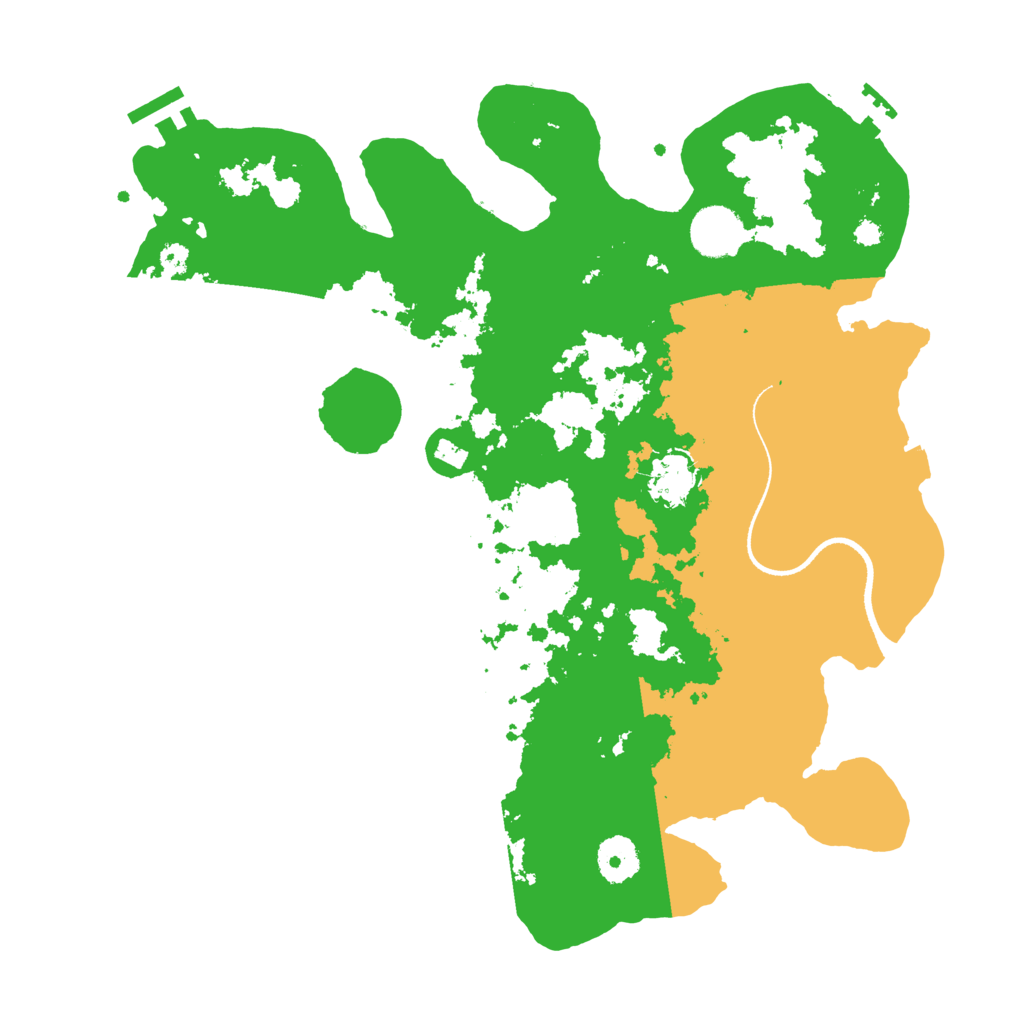 Biome Rust Map: Procedural Map, Size: 3500, Seed: 22341491