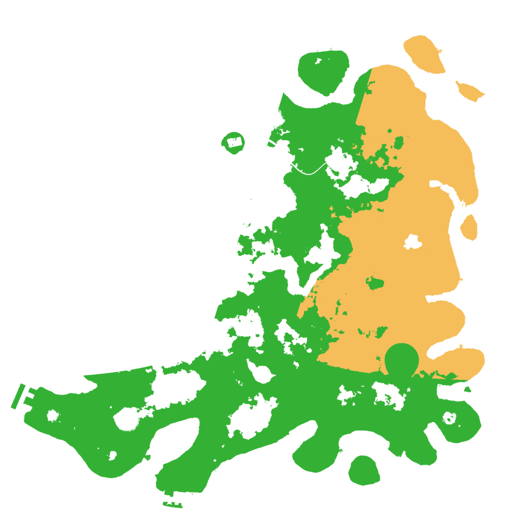 Biome Rust Map: Procedural Map, Size: 4000, Seed: 88458886