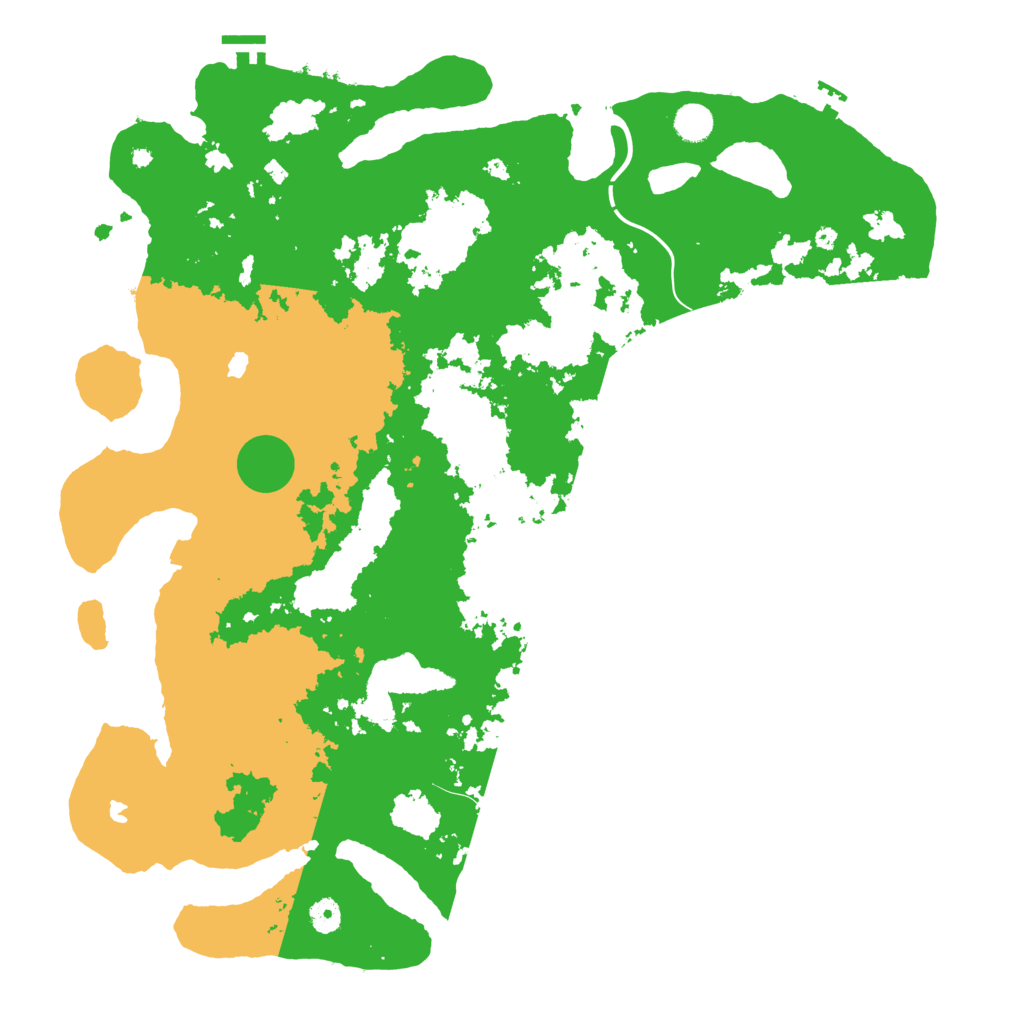 Biome Rust Map: Procedural Map, Size: 4690, Seed: 2100021