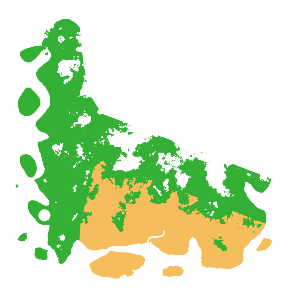 Biome Rust Map: Procedural Map, Size: 4400, Seed: 1405135