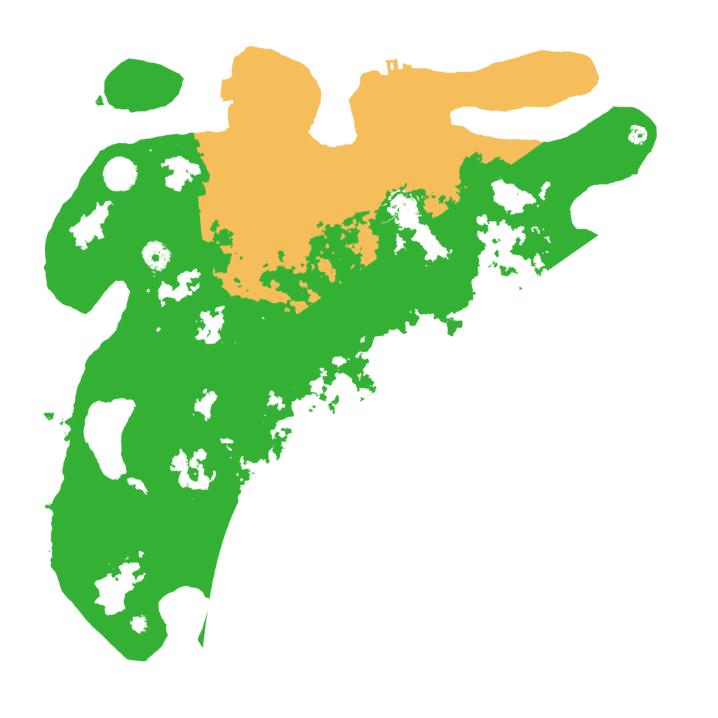 Biome Rust Map: Procedural Map, Size: 3850, Seed: 47622431