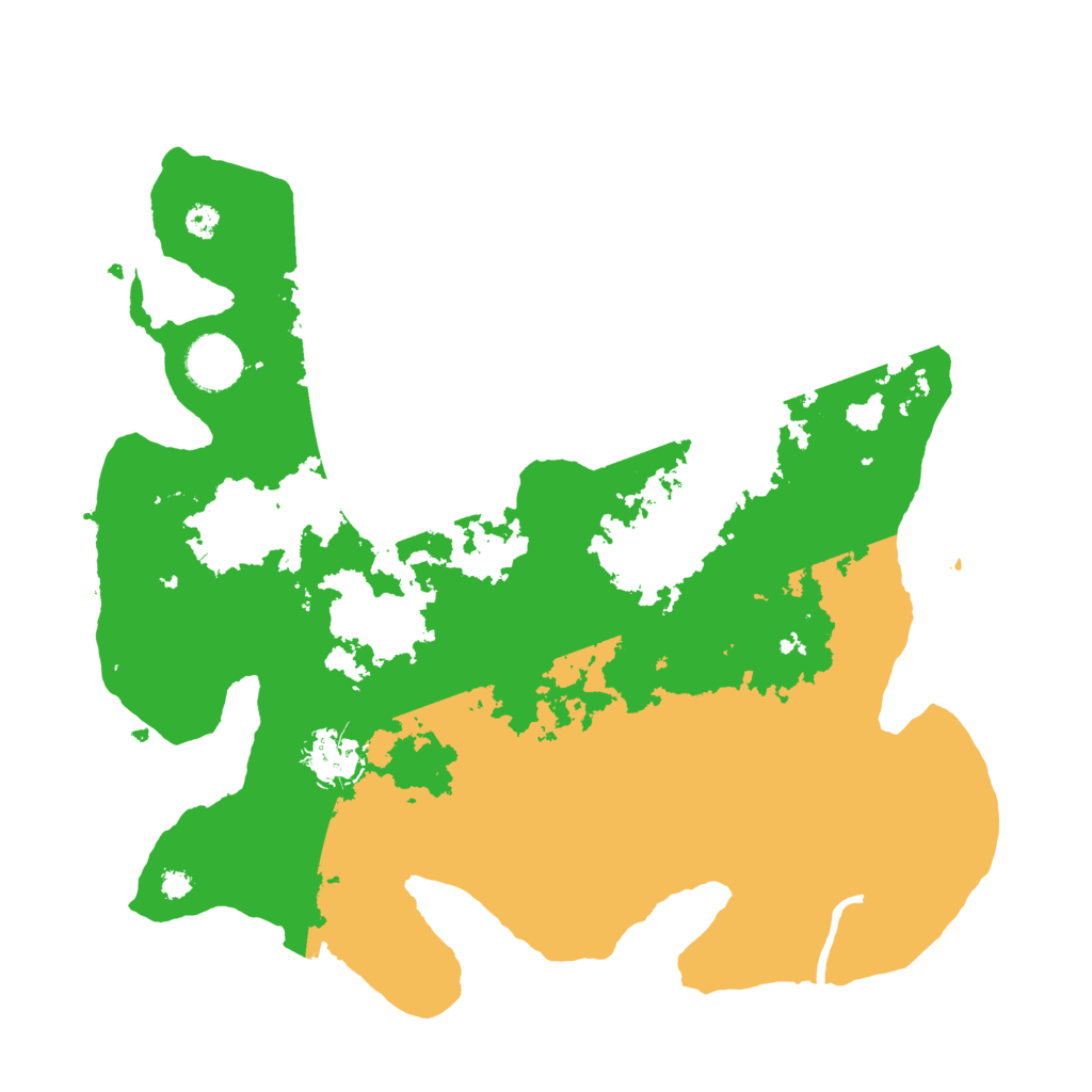 Biome Rust Map: Procedural Map, Size: 3400, Seed: 50790611