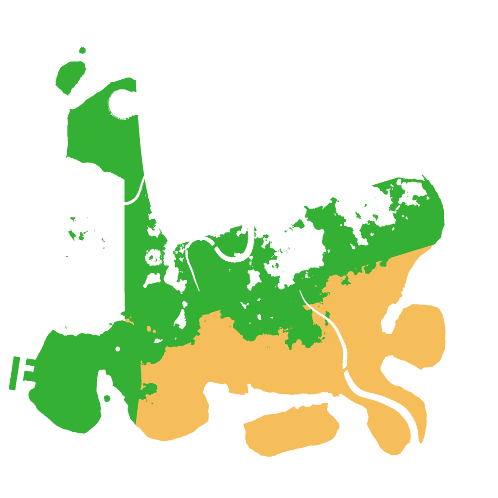 Biome Rust Map: Procedural Map, Size: 3000, Seed: 5079634