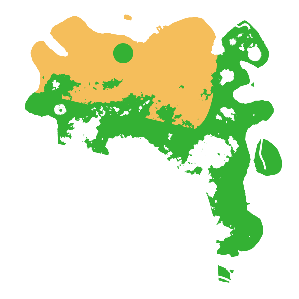Biome Rust Map: Procedural Map, Size: 3950, Seed: 43363879