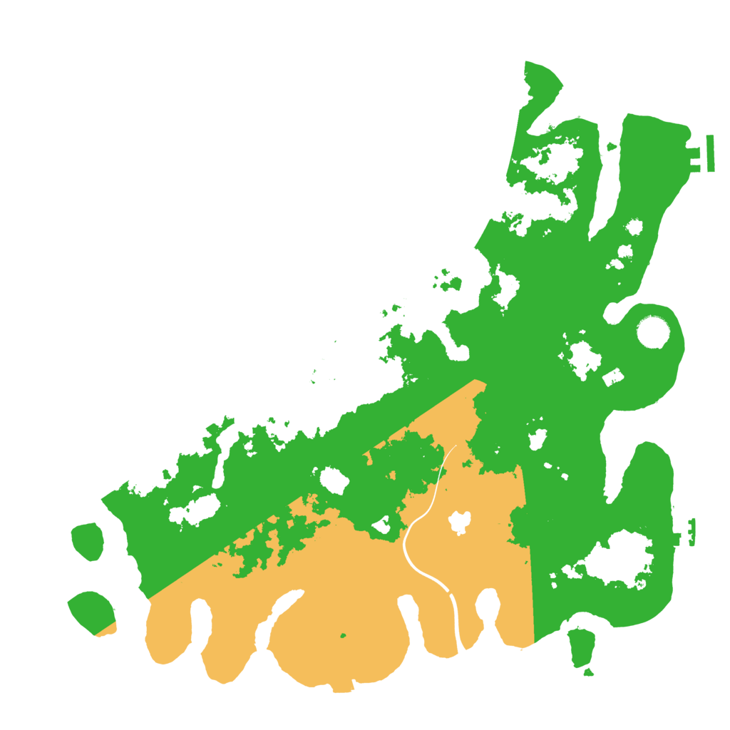 Biome Rust Map: Procedural Map, Size: 4000, Seed: 11115930