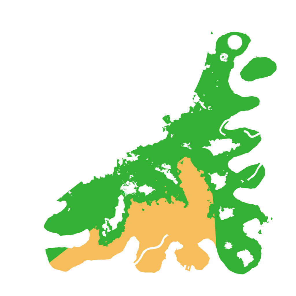 Biome Rust Map: Procedural Map, Size: 3600, Seed: 1644752545