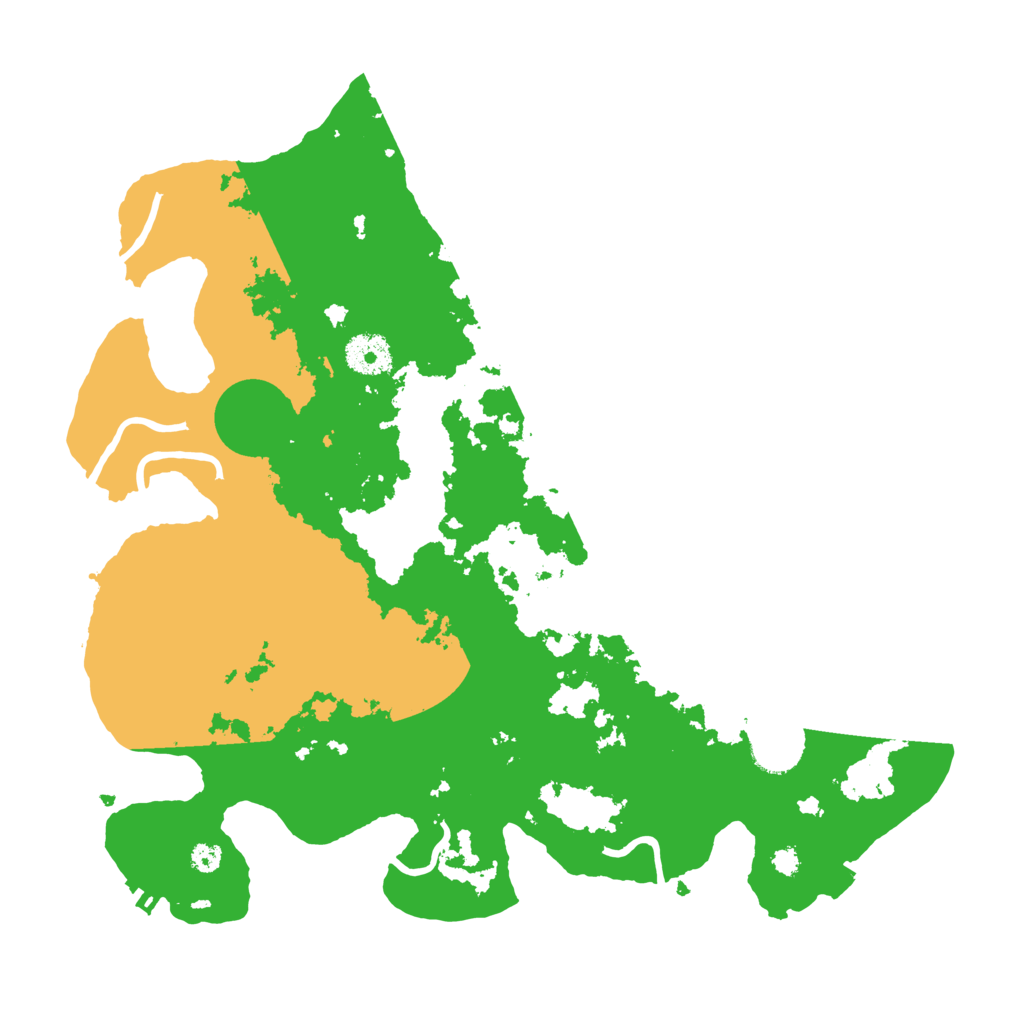 Biome Rust Map: Procedural Map, Size: 3500, Seed: 1957308813