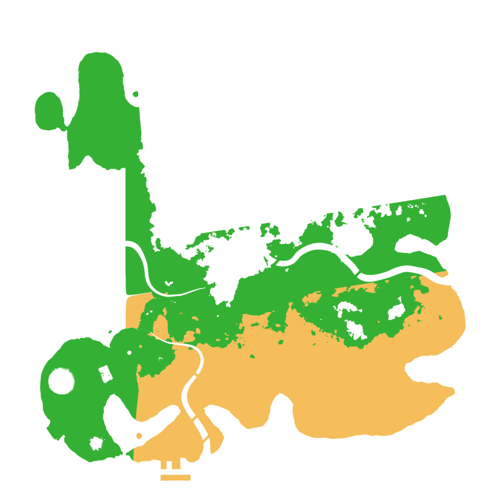 Biome Rust Map: Procedural Map, Size: 3400, Seed: 68186561
