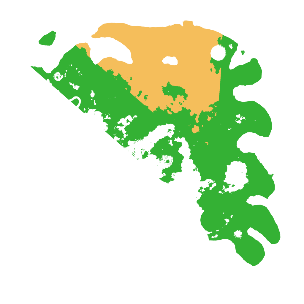 Biome Rust Map: Procedural Map, Size: 3550, Seed: 43311629