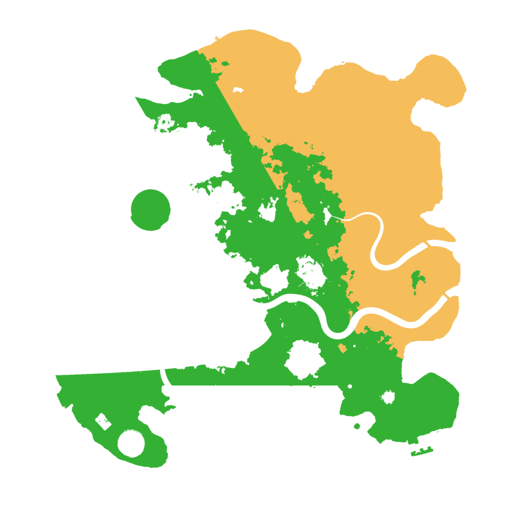 Biome Rust Map: Procedural Map, Size: 3500, Seed: 1660741395