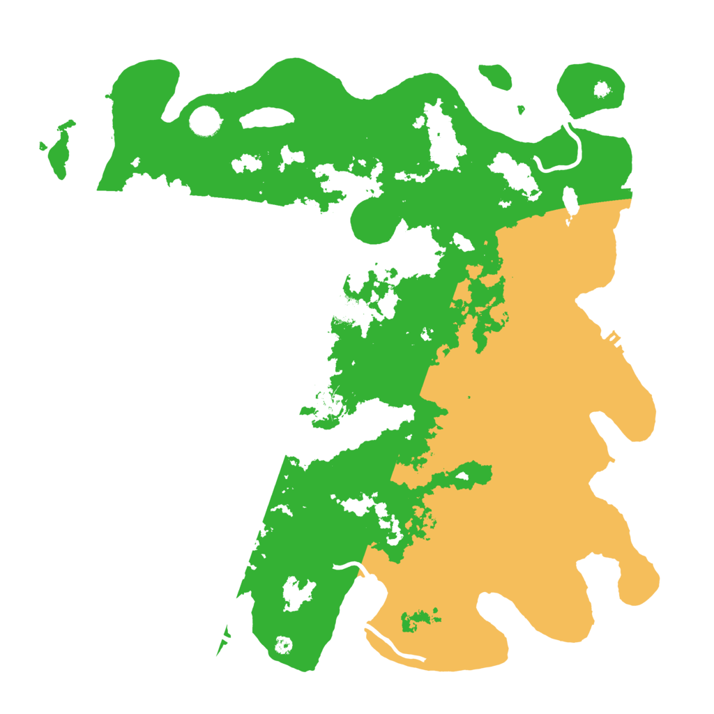 Biome Rust Map: Procedural Map, Size: 4100, Seed: 19250722