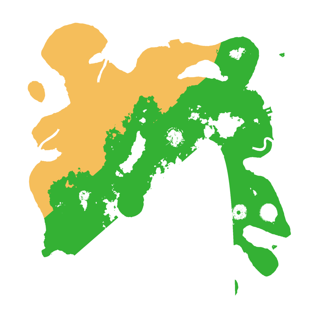 Biome Rust Map: Procedural Map, Size: 3250, Seed: 840372787