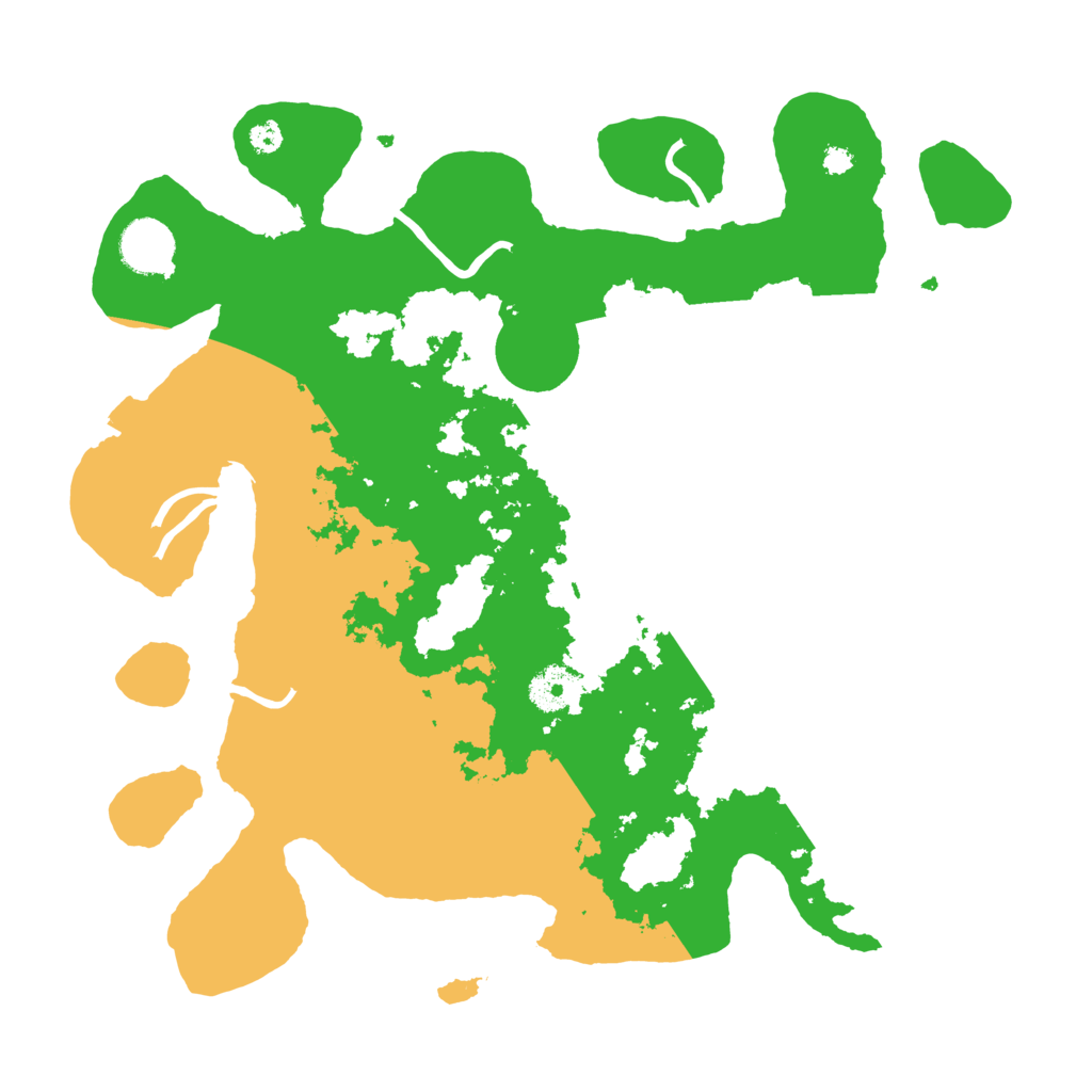 Biome Rust Map: Procedural Map, Size: 3500, Seed: 5290839