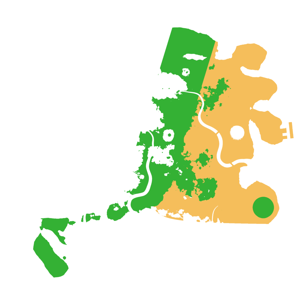 Biome Rust Map: Procedural Map, Size: 3750, Seed: 60999742