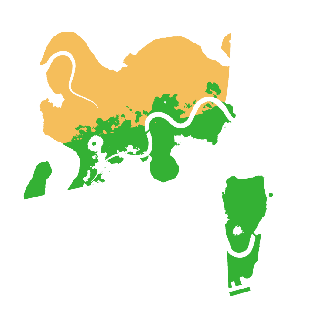 Biome Rust Map: Procedural Map, Size: 3000, Seed: 1283157322