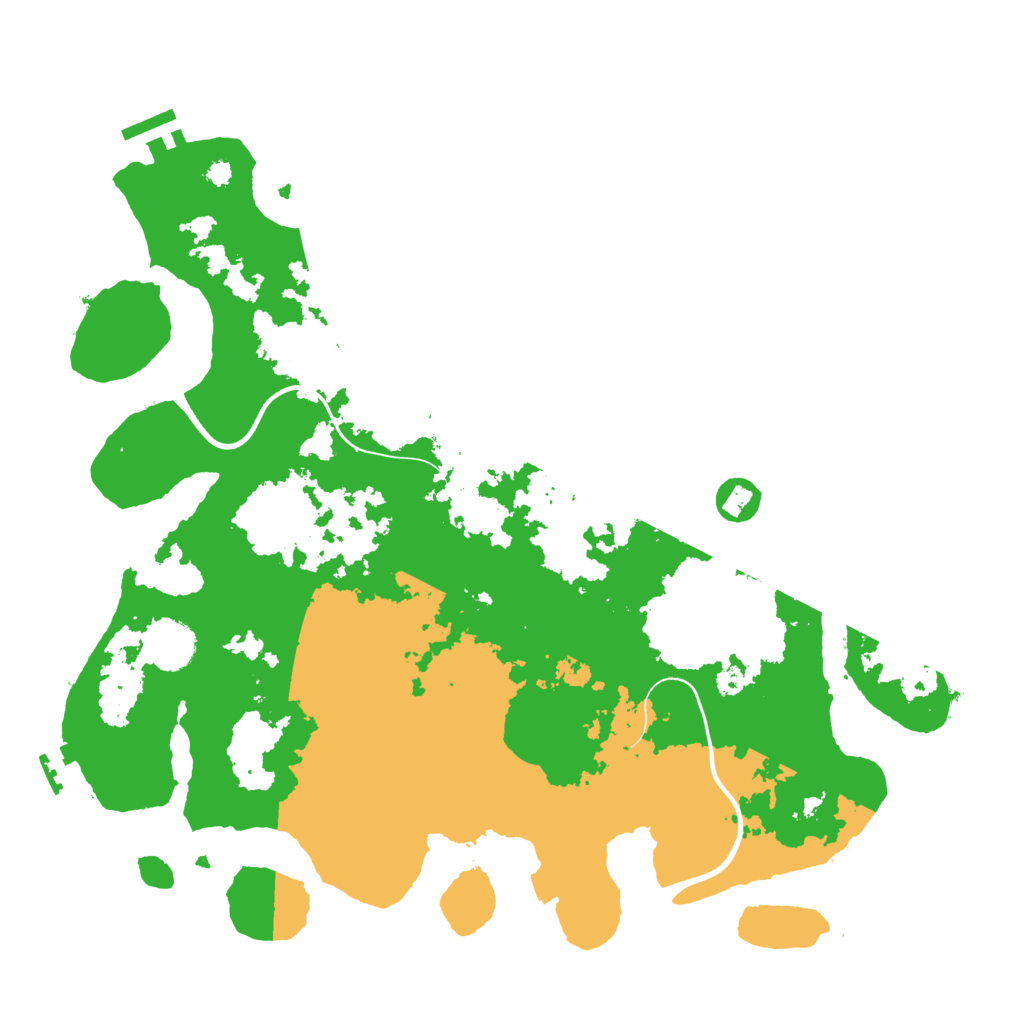 Biome Rust Map: Procedural Map, Size: 3700, Seed: 35035637