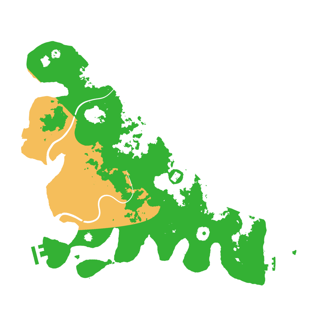 Biome Rust Map: Procedural Map, Size: 3500, Seed: 16361855