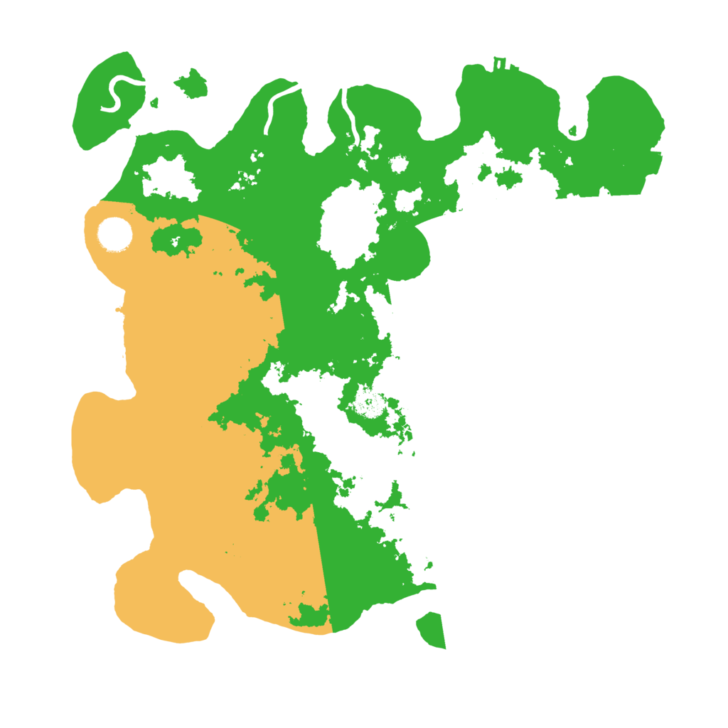 Biome Rust Map: Procedural Map, Size: 3700, Seed: 68140041