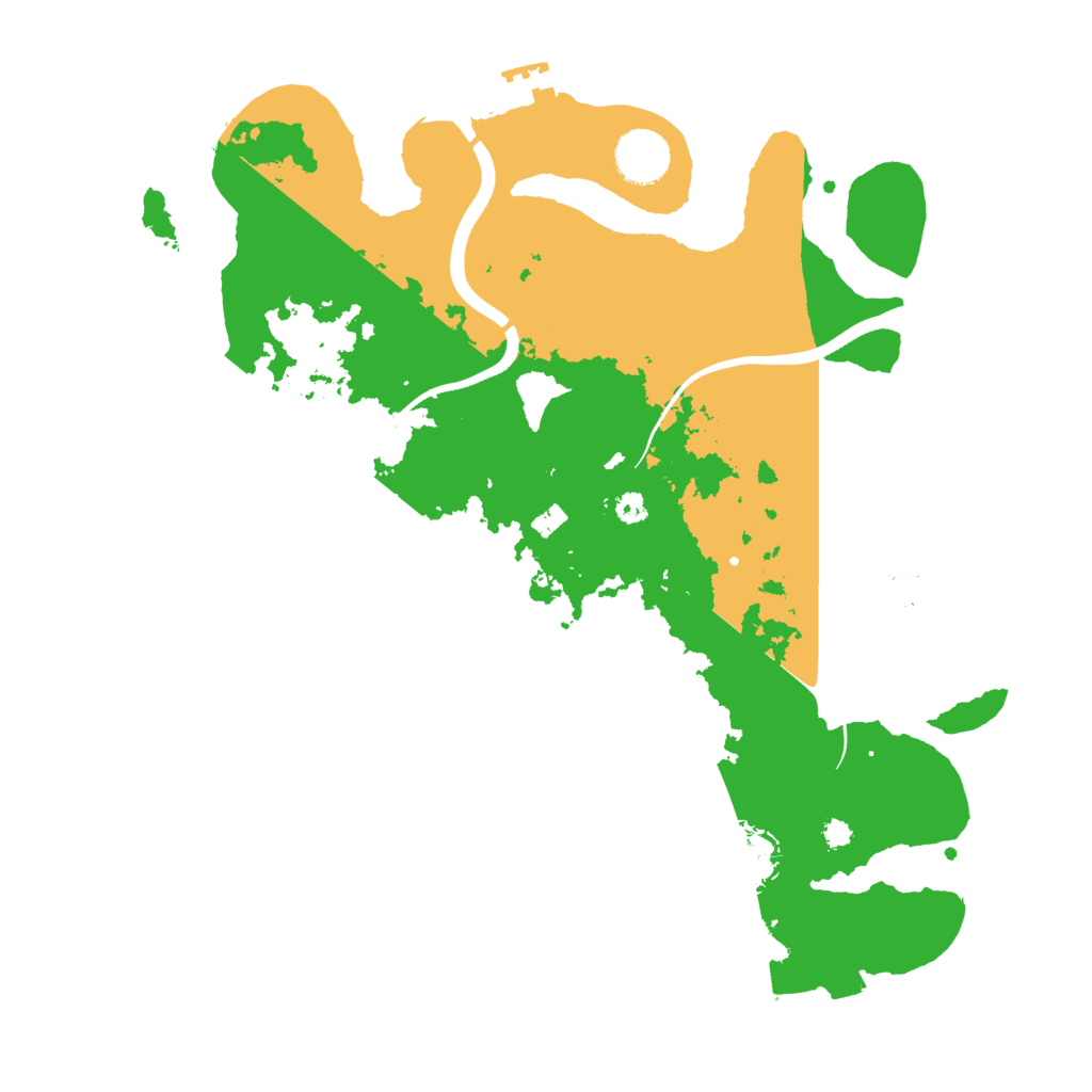 Biome Rust Map: Procedural Map, Size: 3500, Seed: 55889903