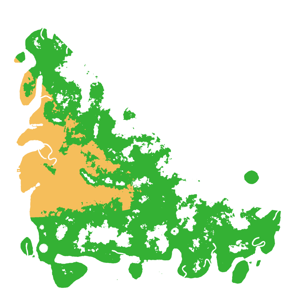 Biome Rust Map: Procedural Map, Size: 6000, Seed: 34639957