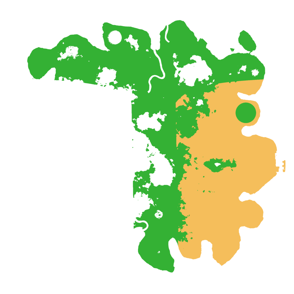 Biome Rust Map: Procedural Map, Size: 3800, Seed: 19671999