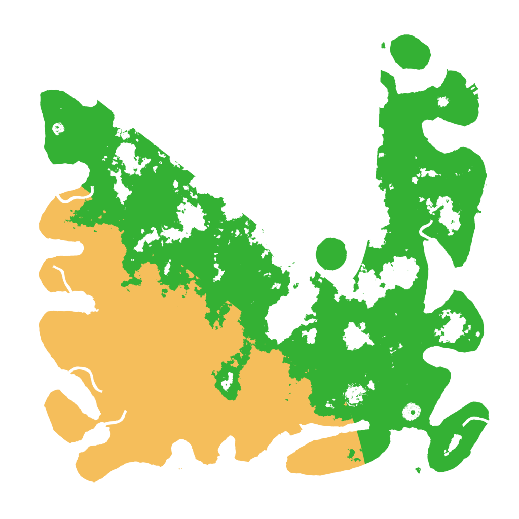 Biome Rust Map: Procedural Map, Size: 4500, Seed: 36272086