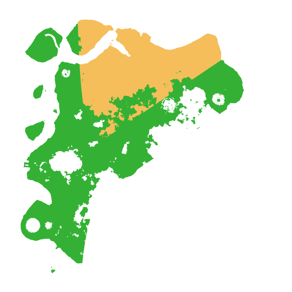 Biome Rust Map: Procedural Map, Size: 3600, Seed: 5112023