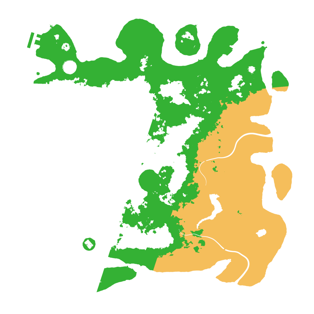 Biome Rust Map: Procedural Map, Size: 4000, Seed: 990258