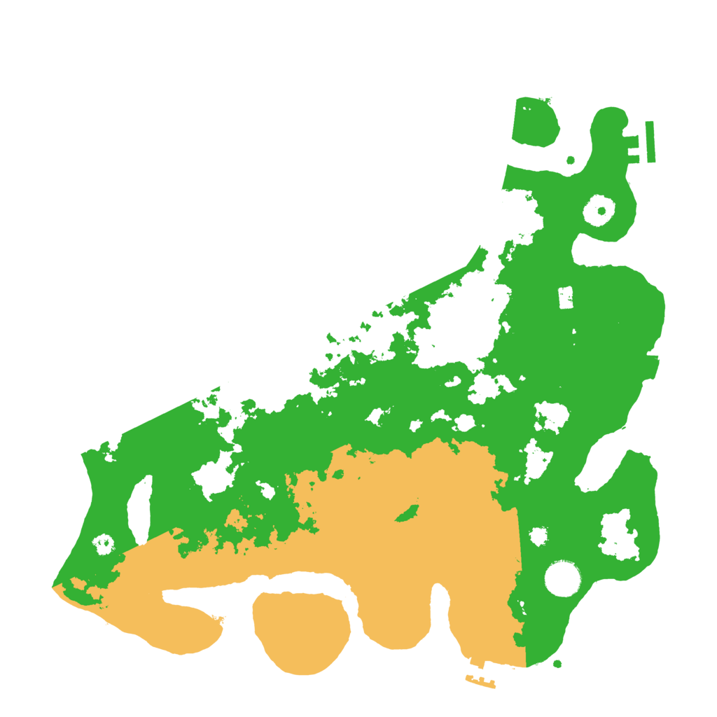 Biome Rust Map: Procedural Map, Size: 3500, Seed: 653527945