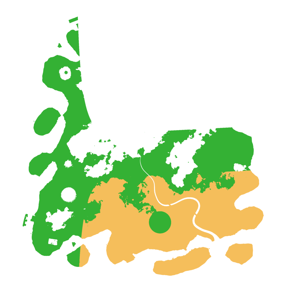 Biome Rust Map: Procedural Map, Size: 3500, Seed: 3112023