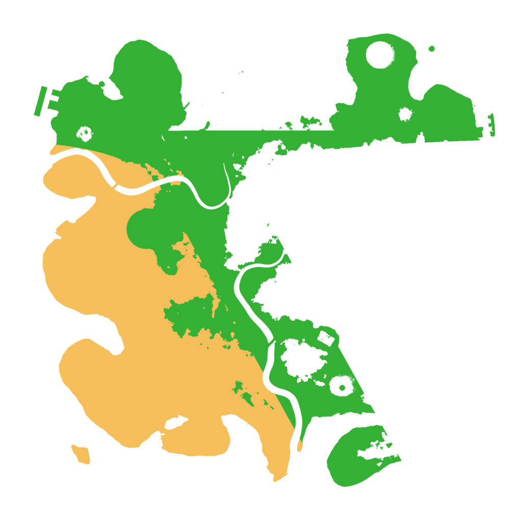 Biome Rust Map: Procedural Map, Size: 3500, Seed: 2119852133