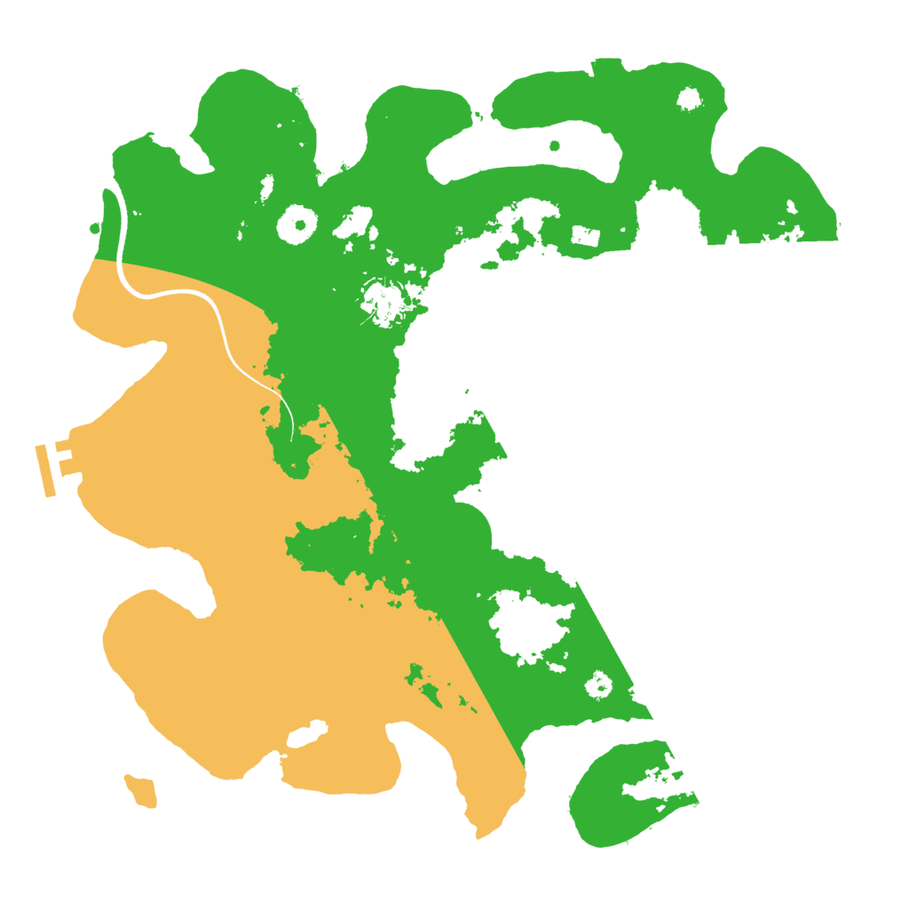 Biome Rust Map: Procedural Map, Size: 3500, Seed: 2119852133