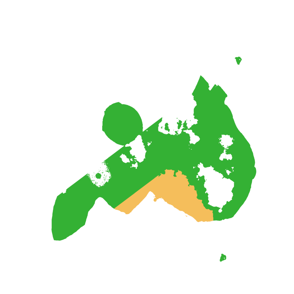 Biome Rust Map: Procedural Map, Size: 2000, Seed: 1241235897
