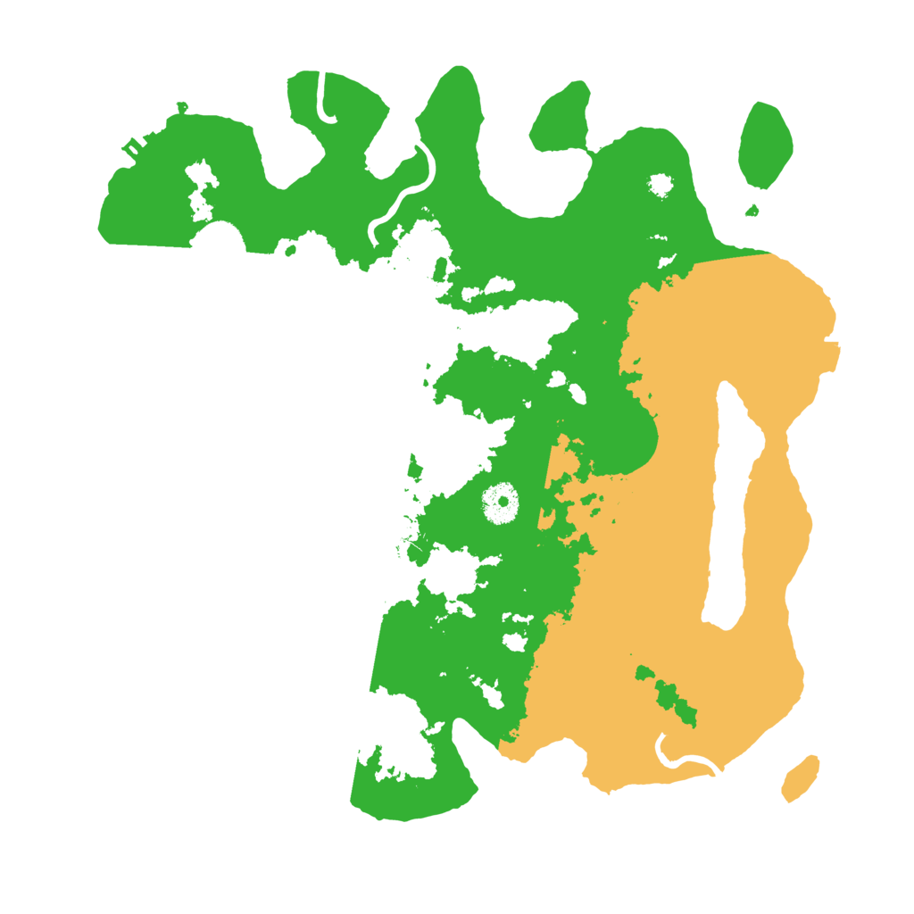 Biome Rust Map: Procedural Map, Size: 3500, Seed: 38078656